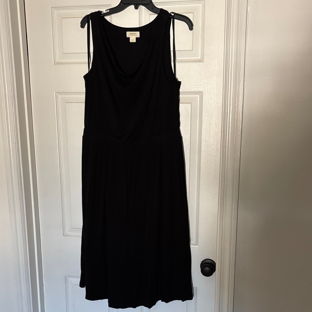 Anthropologie Maeve Black Everyday Wear Sleeveless Dress